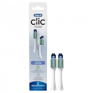 Oral-B Clic Toothbrush Whitening Replacement Brush Heads Zubehör Weiß | AT_OB52024