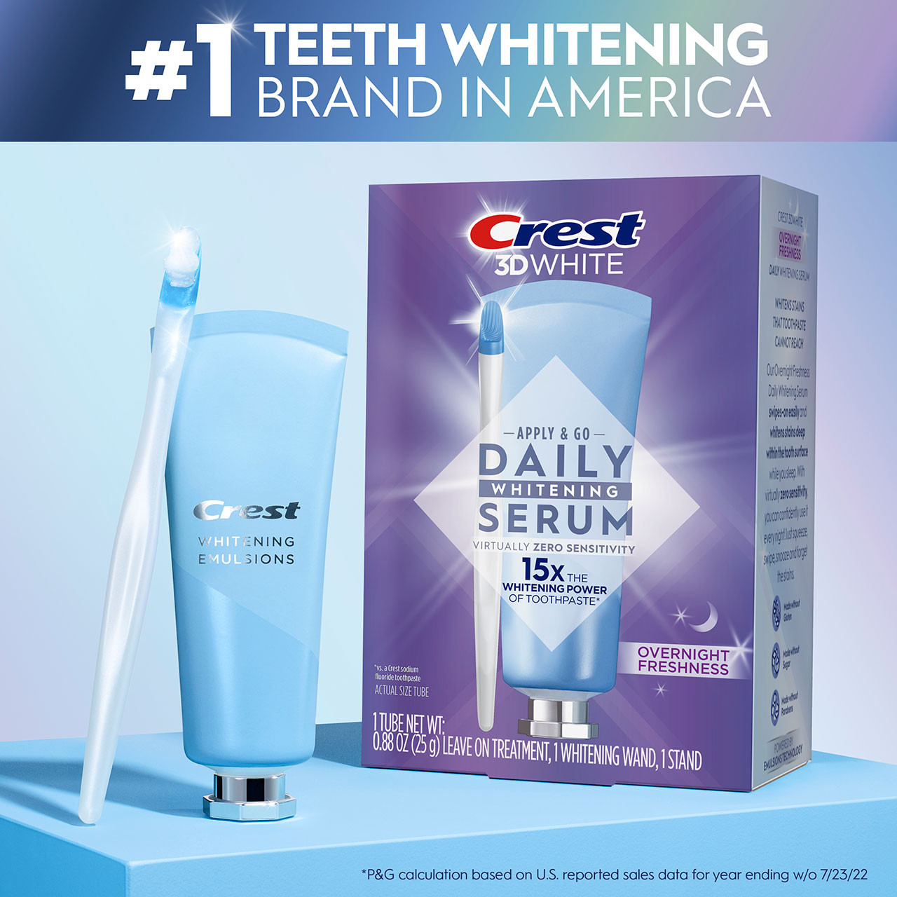 Oral-B 3DWhite Daily Whitening Serum Overnight Freshness Zubehör Blau | AT_OB75384