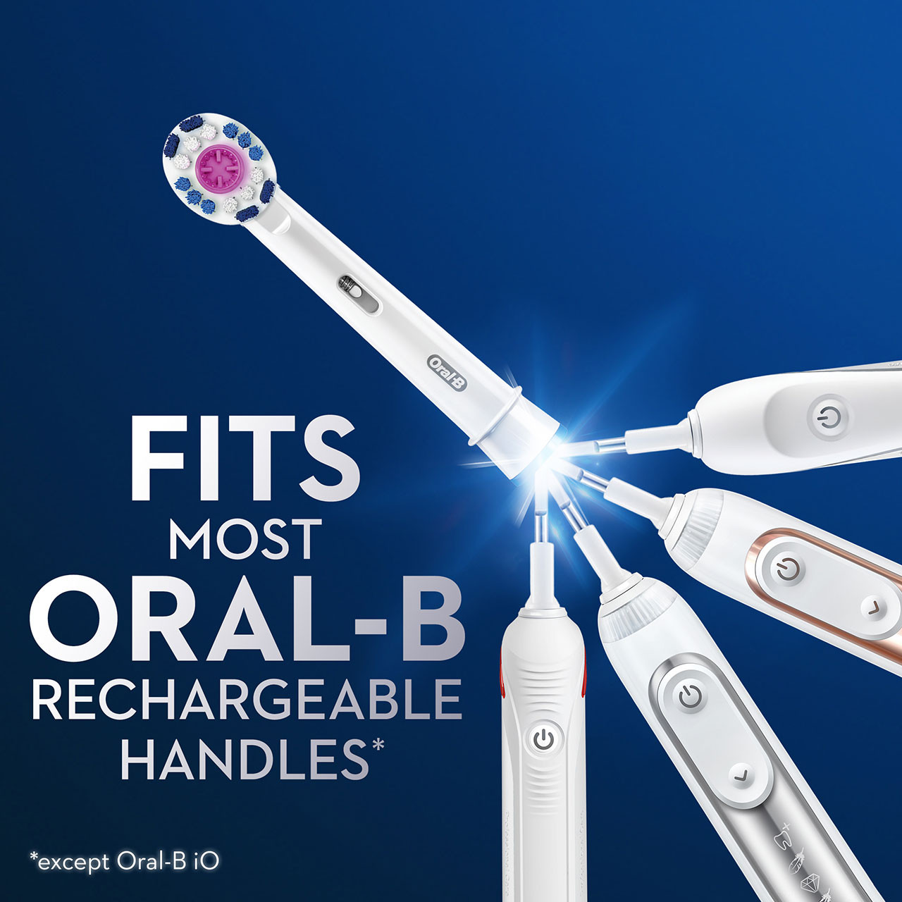 Oral-B 3D White Electric Toothbrush Andere Bürstenköpfe Weiß | AT_OB23499