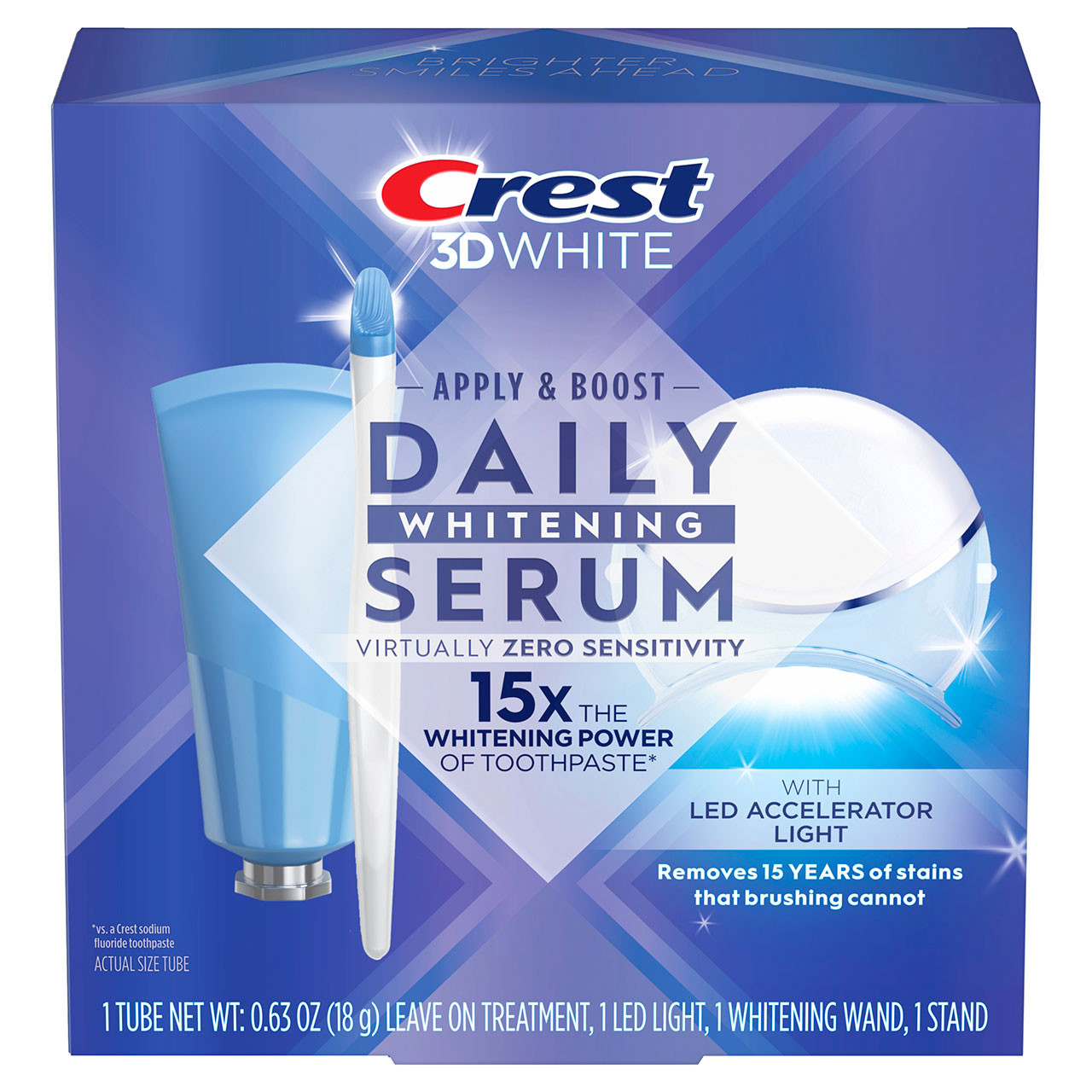 Oral-B Crest 3DWhite Daily Whitening Serum with LED Zubehör Hell | AT_OB83758