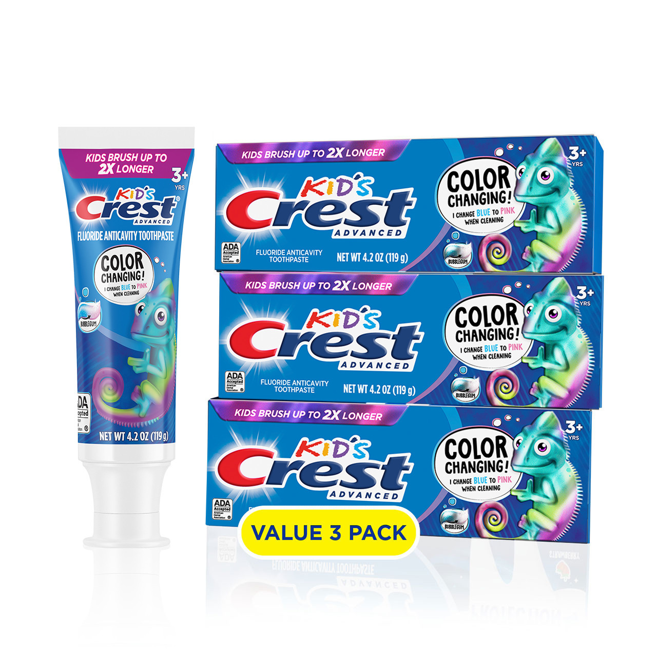 Oral-B Crest Kids Enamel + Cavity Protection Pakete Weiß Blau | AT_OB90446