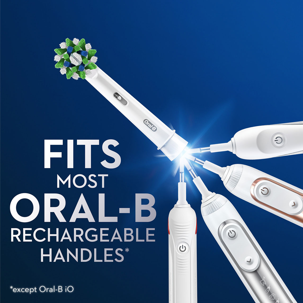 Oral-B CrossAction X-Filament Andere Bürstenköpfe Weiß | AT_OB40017