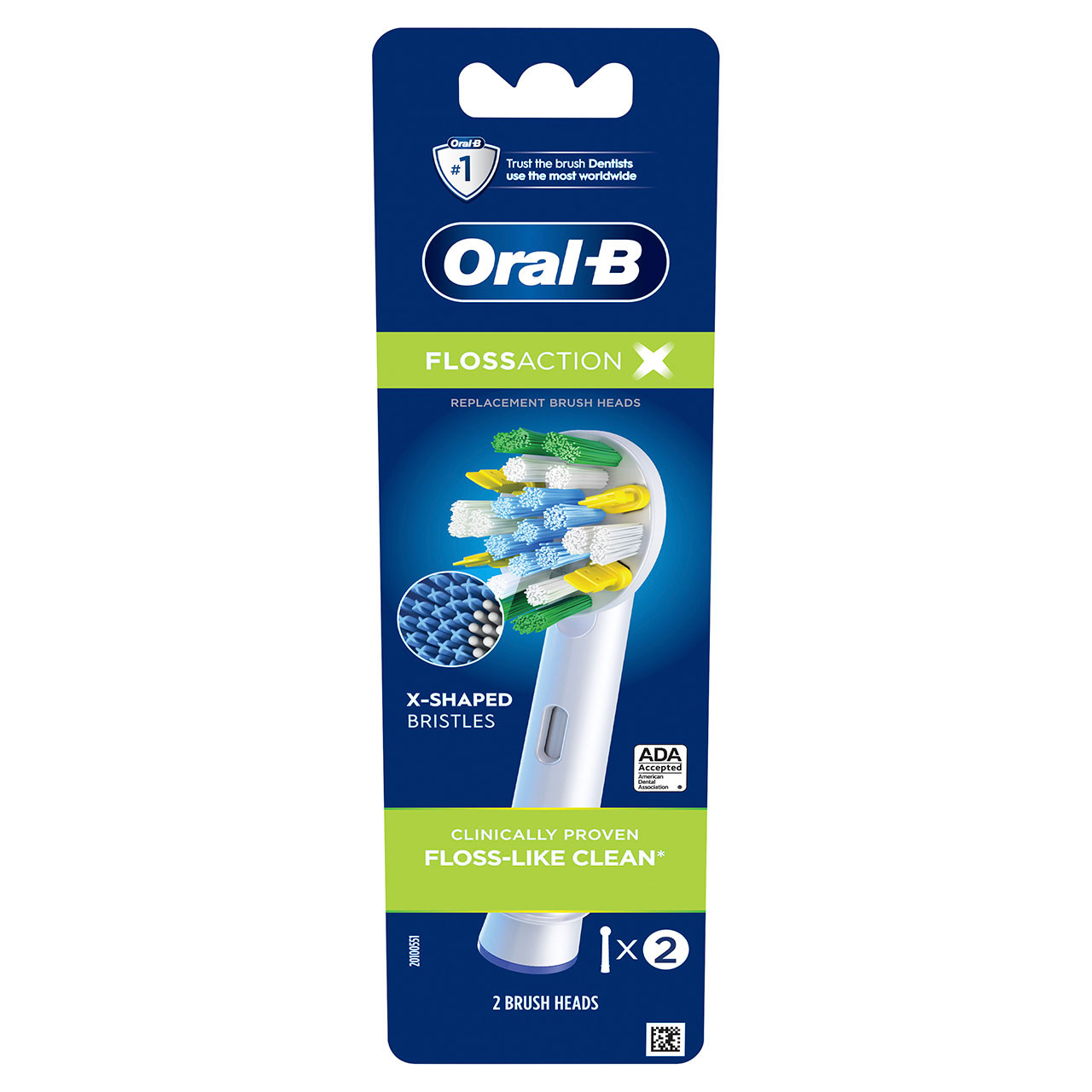 Oral-B FlossAction X-Filament Andere Bürstenköpfe Weiß | AT_OB72206