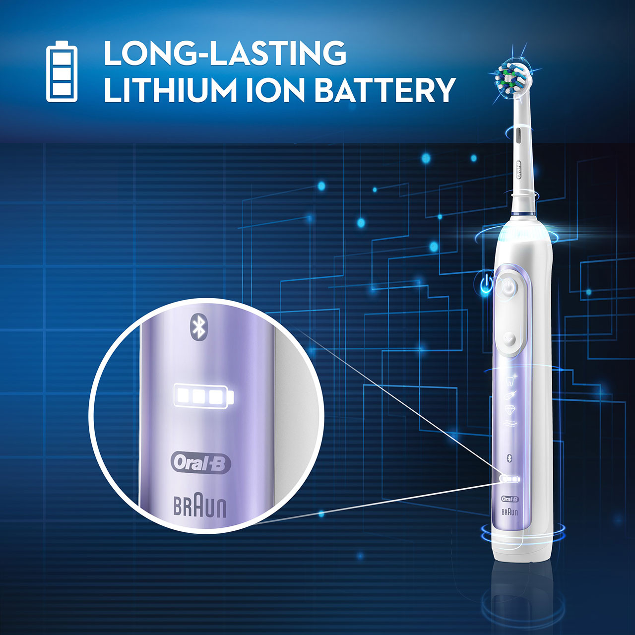 Oral-B Genius 7500 Rechargeable Genius-Serie Lila | AT_OB36538