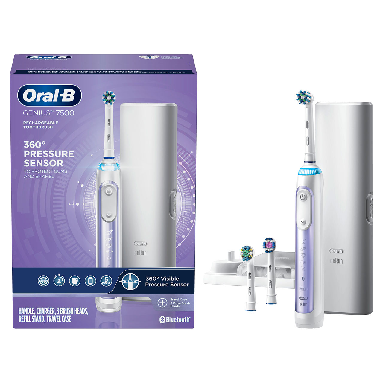 Oral-B Genius 7500 Rechargeable Genius-Serie Lila | AT_OB36538