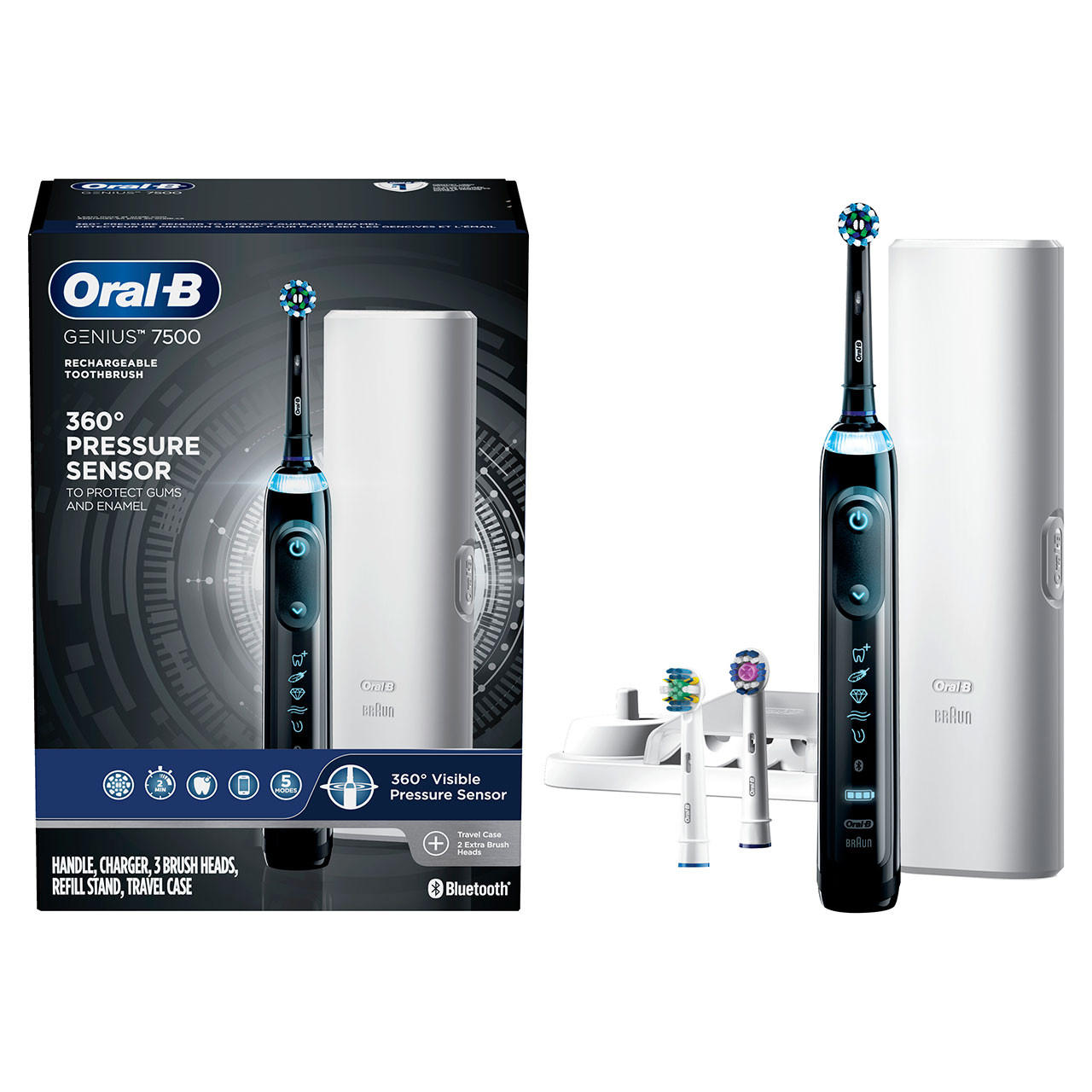 Oral-B Genius 7500 Rechargeable Genius-Serie Schwarz | AT_OB69646