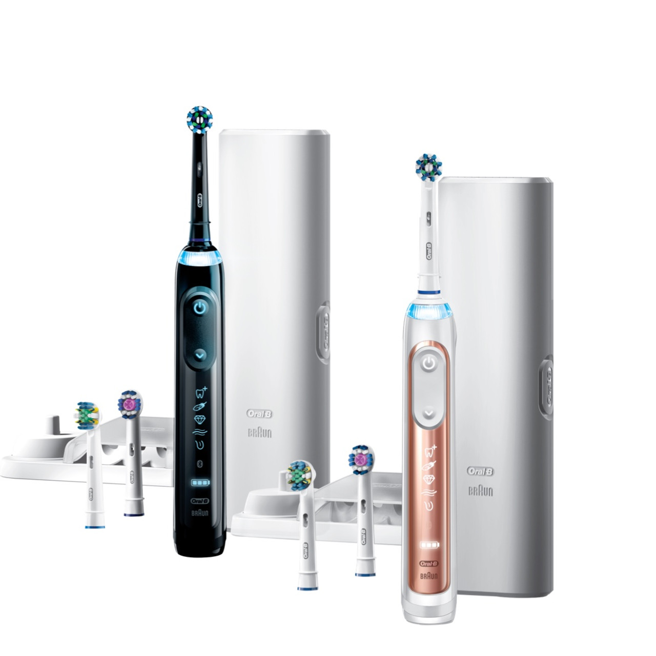 Oral-B Genius 7500 Rechargeable Genius-Serie Schwarz Rosa Gold | AT_OB58735