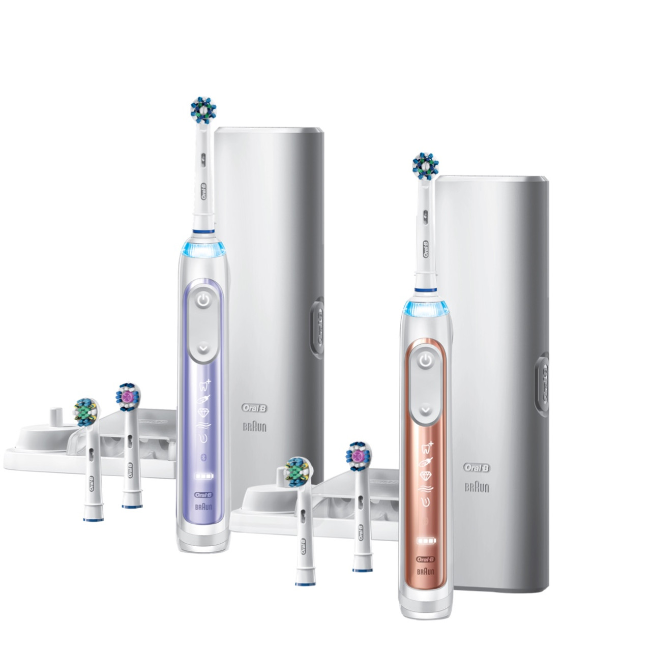 Oral-B Genius 7500 Rechargeable Genius-Serie Lila Rosa Gold | AT_OB32732