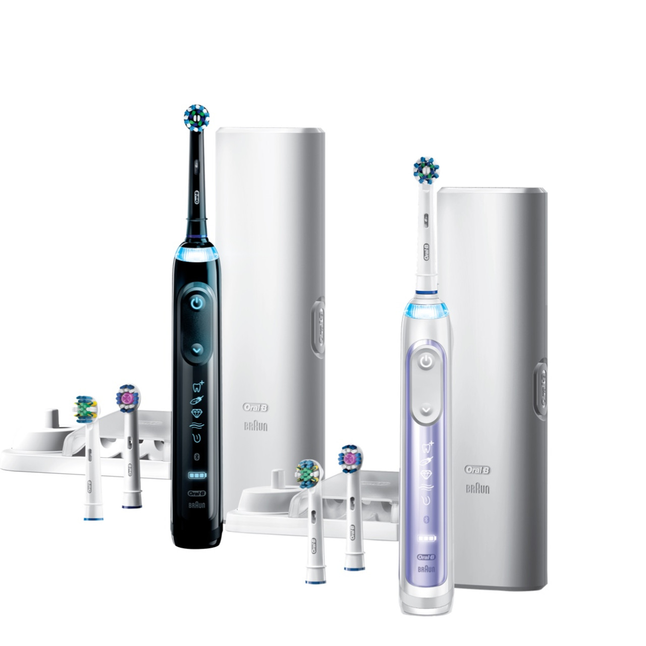 Oral-B Genius 7500 Rechargeable Genius-Serie Schwarz Lila | AT_OB62381