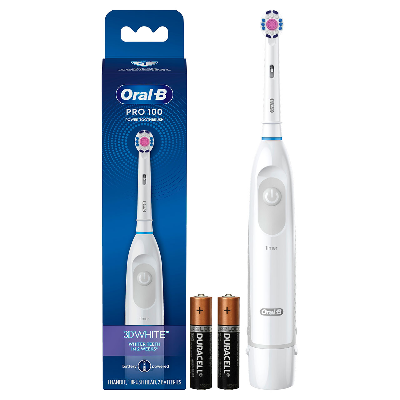 Oral-B Pro 100 3d Pro-Serie Weiß | AT_OB20890