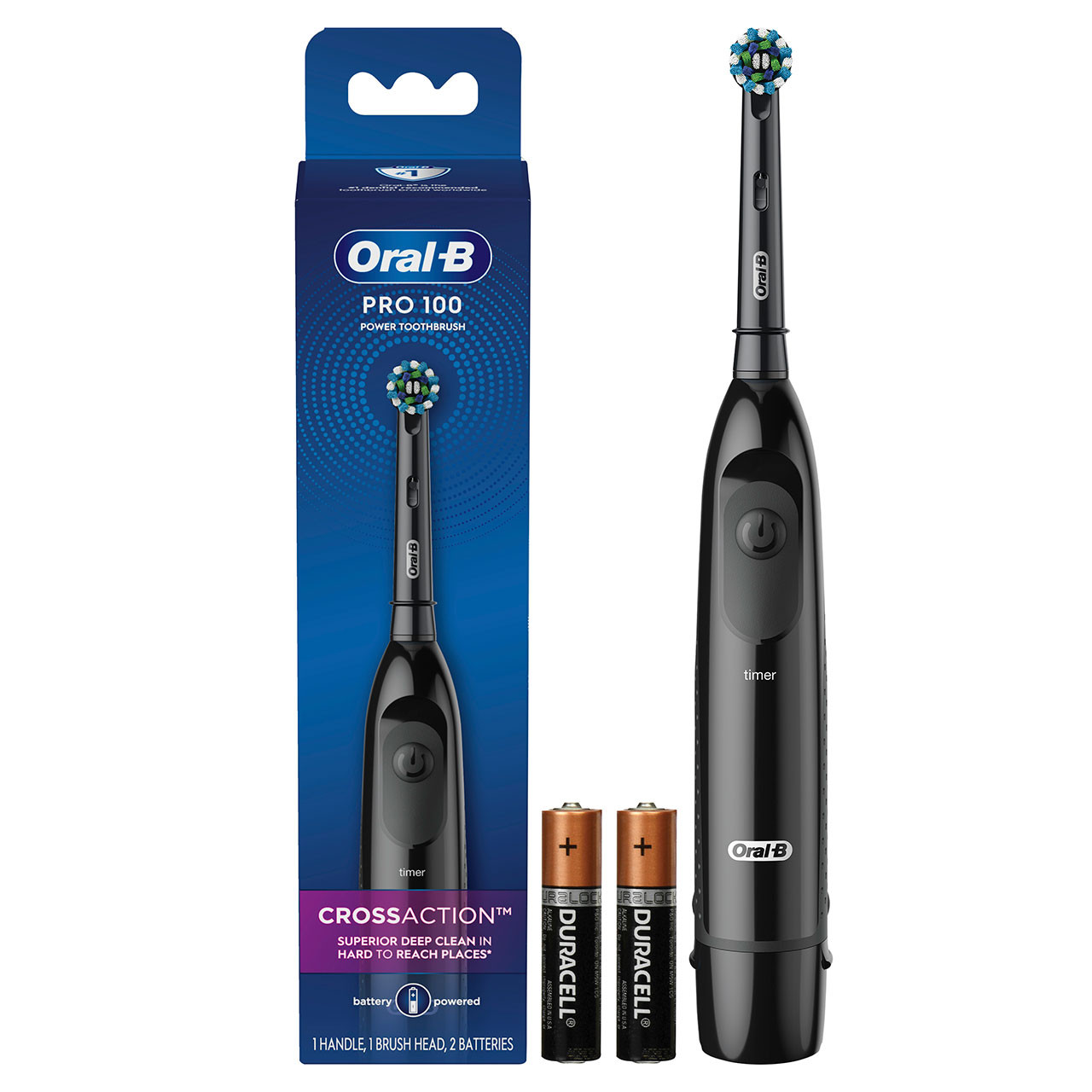 Oral-B Pro 100 Crossaction Pro-Serie Schwarz | AT_OB52130