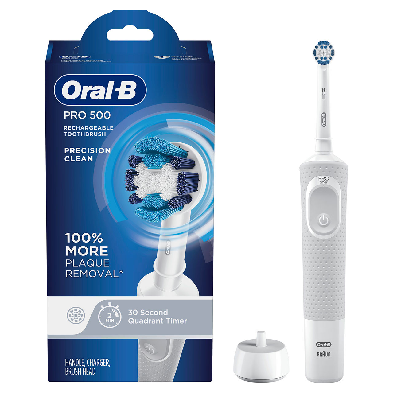 Oral-B Pro 500 Series Pro-Serie Weiß Grau | AT_OB63218