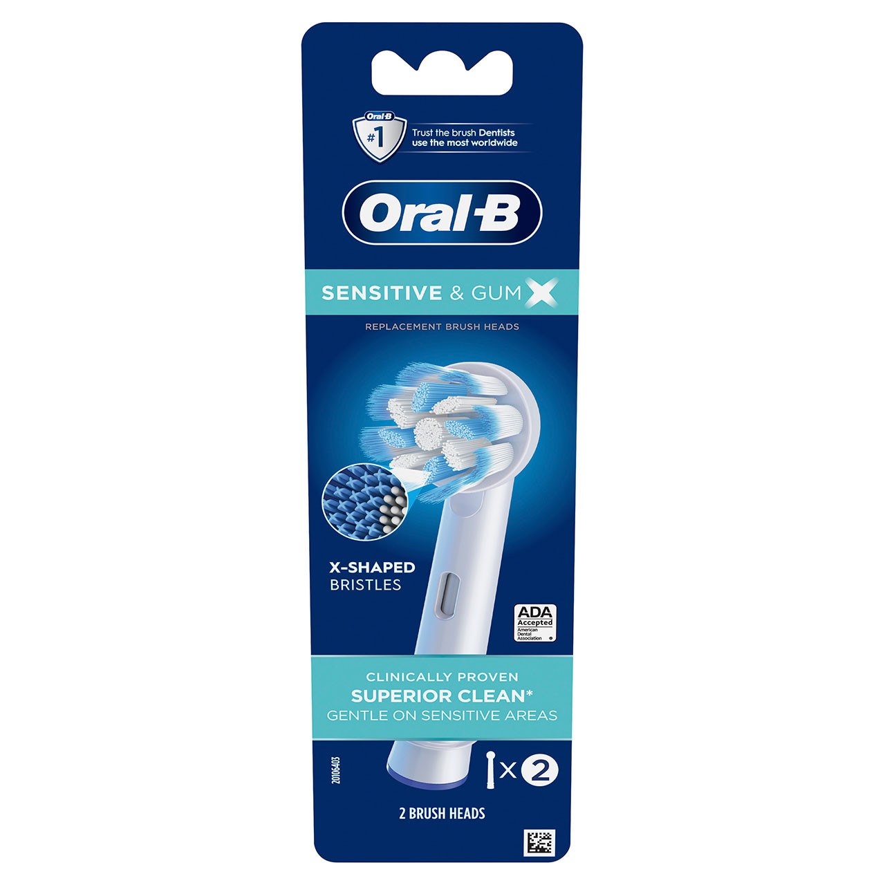 Oral-B Sensitive & Gum X X-Filament Andere Bürstenköpfe Weiß | AT_OB51770