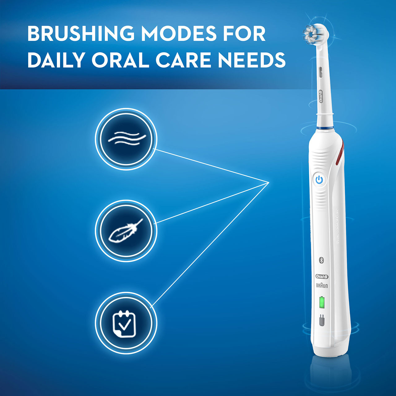 Oral-B Smart 4000 Rechargeable Smart-Serie Weiß | AT_OB31813