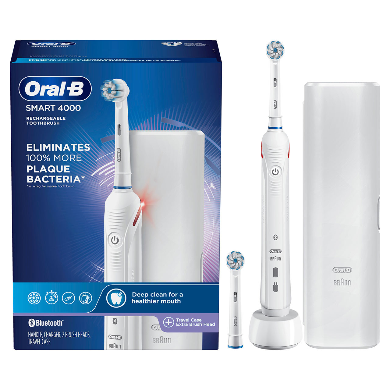 Oral-B Smart 4000 Rechargeable Smart-Serie Weiß | AT_OB31813