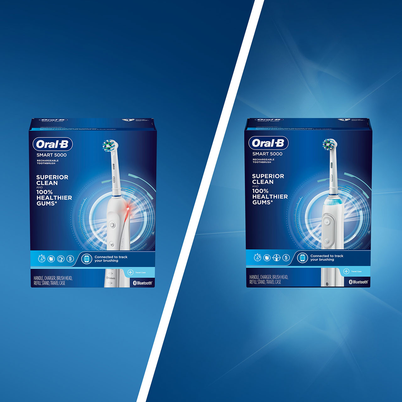 Oral-B Smart 5000 with Bluetooth Smart-Serie Weiß | AT_OB48944