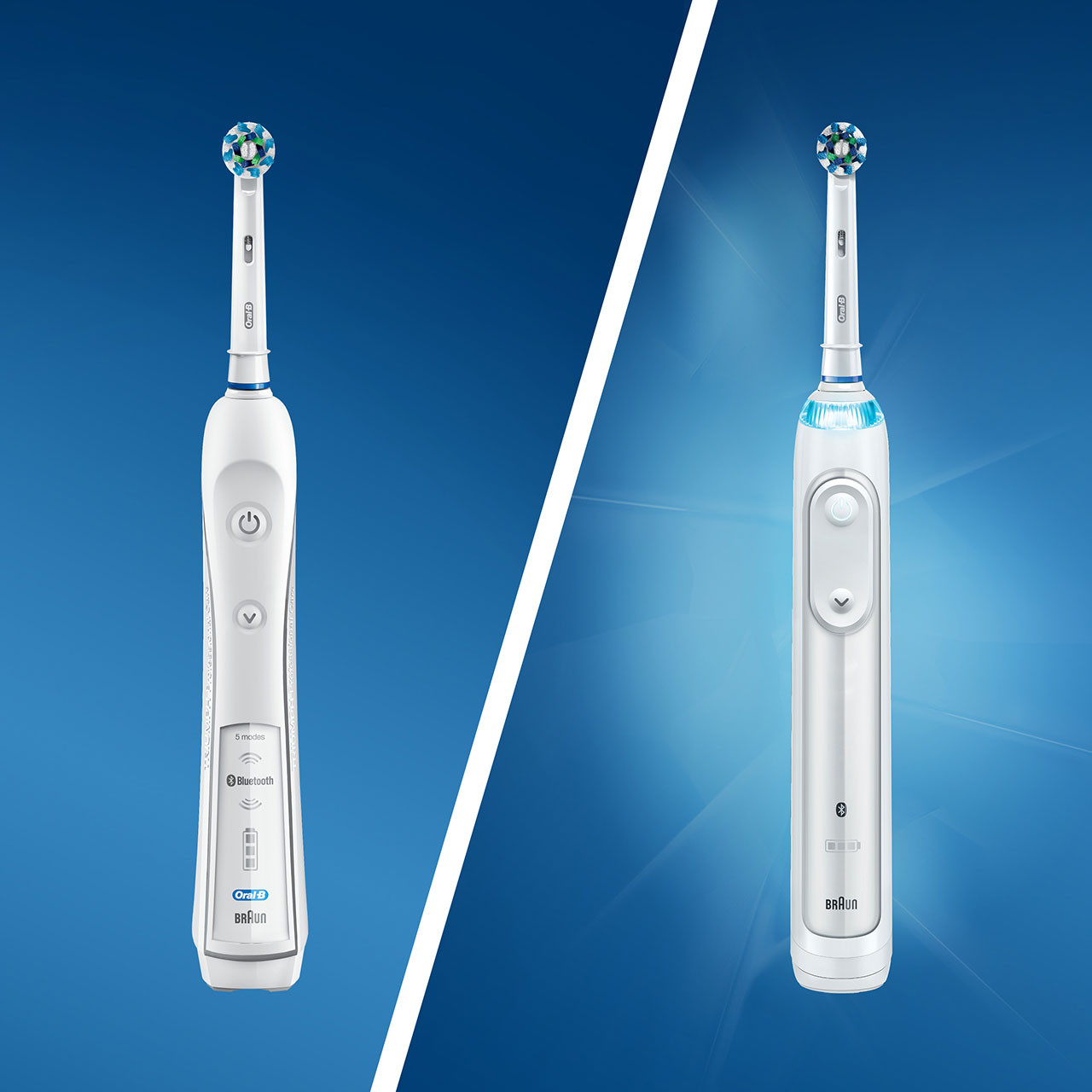 Oral-B Smart 5000 with Bluetooth Smart-Serie Weiß | AT_OB48944