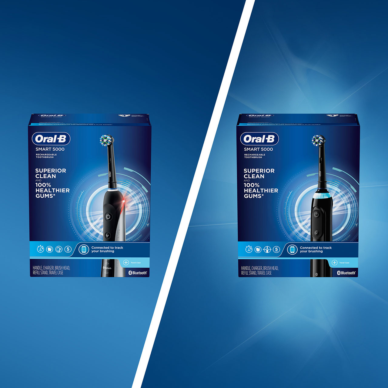 Oral-B Smart 5000 with Bluetooth Smart-Serie Schwarz | AT_OB50566