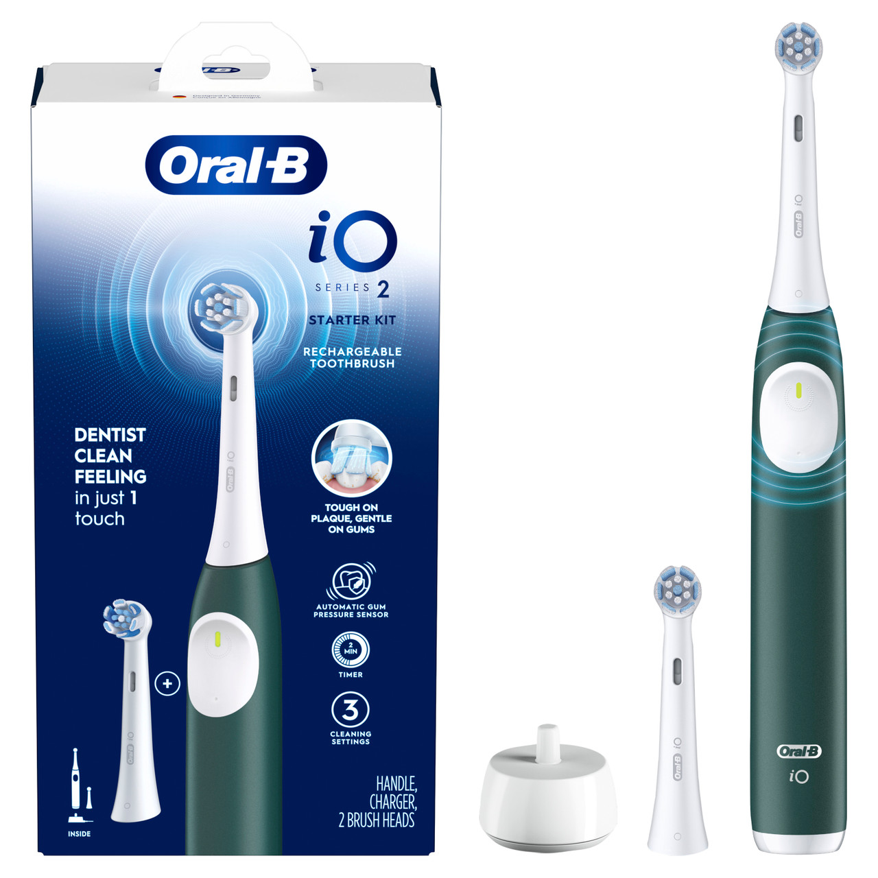 Oral-B iO Series 2 Rechargeable iO-Serie Grün | AT_OB34413