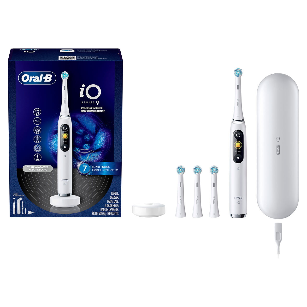 Oral-B iO Series 9 Rechargeable iO-Serie Weiß | AT_OB76607