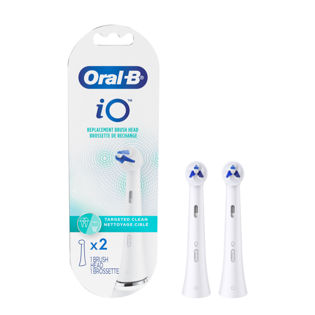 Oral-B iO Targeted Clean iO-Bürstenköpfe Weiß | AT_OB80032