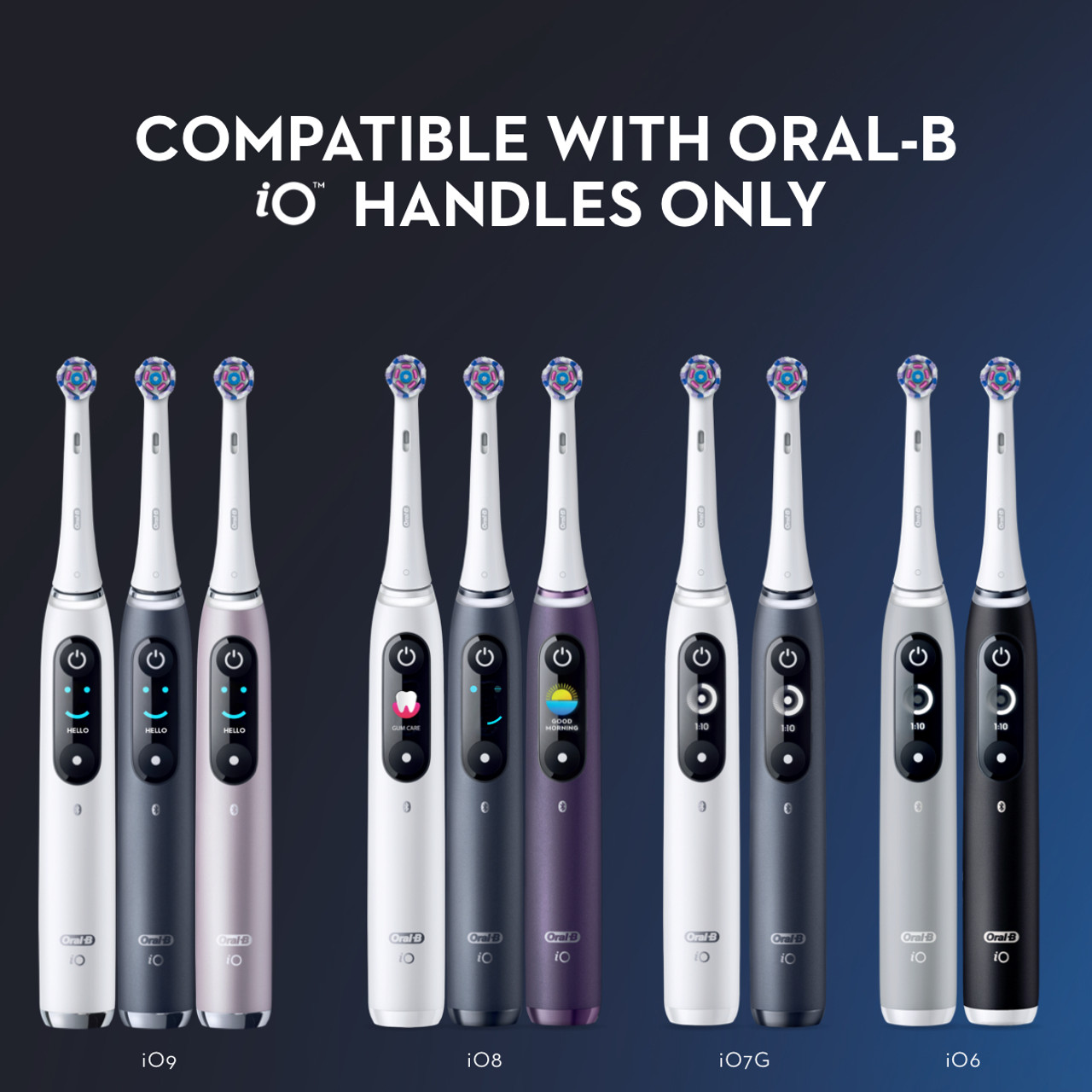 Oral-B iO Whitening Care iO-Bürstenköpfe Weiß | AT_OB91508